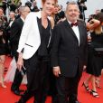 Natacha Polony et son mari Perico Légasse - Montée des marches du film "L'Amant Double" lors du 70e Festival International du Film de Cannes. Le 26 mai 2017. © Borde-Jacovides-Moreau/Bestimage