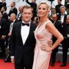 Renaud Capuçon et sa femme Laurence Ferrari - Montée des marches du film "L'Amant Double" lors du 70e Festival International du Film de Cannes. Le 26 mai 2017. © Borde-Jacovides-Moreau/Bestimage