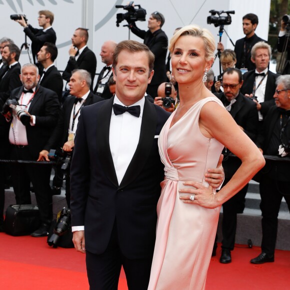 Renaud Capuçon et sa femme Laurence Ferrari - Montée des marches du film "L'Amant Double" lors du 70e Festival International du Film de Cannes. Le 26 mai 2017. © Borde-Jacovides-Moreau/Bestimage