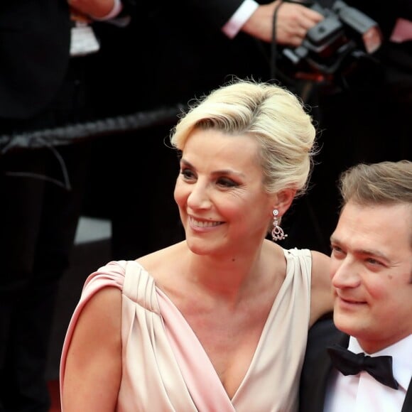 Renaud Capuçon et sa femme Laurence Ferrari - Montée des marches du film "L'Amant Double" lors du 70e Festival International du Film de Cannes. Le 26 mai 2017. © Borde-Jacovides-Moreau/Bestimage