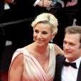 Renaud Capuçon et sa femme Laurence Ferrari - Montée des marches du film "L'Amant Double" lors du 70e Festival International du Film de Cannes. Le 26 mai 2017. © Borde-Jacovides-Moreau/Bestimage
