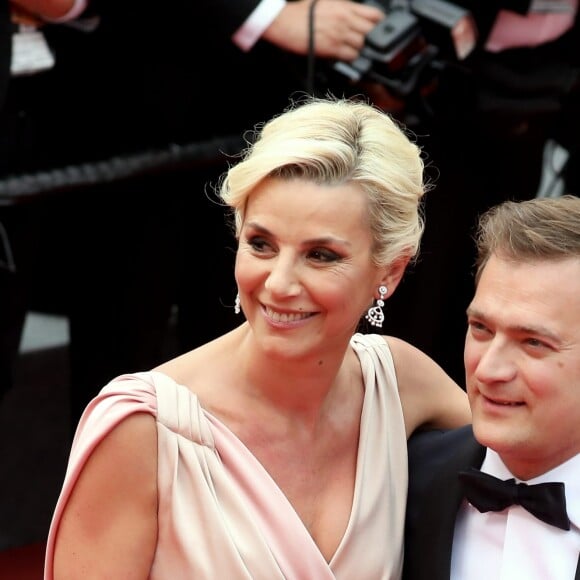 Renaud Capuçon et sa femme Laurence Ferrari - Montée des marches du film "L'Amant Double" lors du 70e Festival International du Film de Cannes. Le 26 mai 2017. © Borde-Jacovides-Moreau/Bestimage