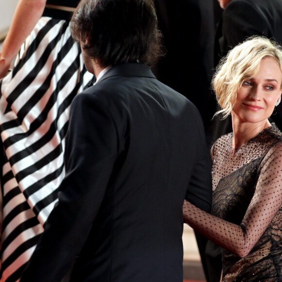 Fatih Akin et Diane Kruger - Montée des marches du film "Aus Dem Nichts" (In The Fade) lors du 70ème Festival International du Film de Cannes. Le 26 mai 2017. © Borde-Jacovides-Moreau / Bestimage