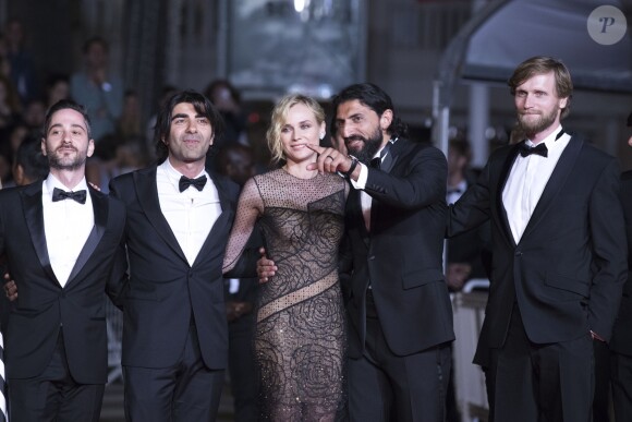 Denis Moschitto, Fatih Akin, Diane Kruger, Numan Acar, Ulrich Brandhoff - Montée des marches du film "Aus Dem Nichts" (In The Fade) lors du 70ème Festival International du Film de Cannes. Le 26 mai 2017. © Borde-Jacovides-Moreau/Bestimage