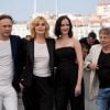 Vincent Perez, Emmanuelle Seigner, Eva Green et Roman Polanski - Photocall du film "D'Après Une Histoire Vraie" lors du 70e Festival International du Film de Cannes le 27 mai 2017