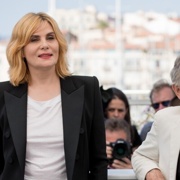 Roman Polanski avec sa femme Emmanuelle Seigner au photocall de "D'Après Une Histoire Vraie" lors du 70e Festival International du Film de Cannes, le 27 mai 2017. © Borde-Jacovides-Moreau/Bestimage