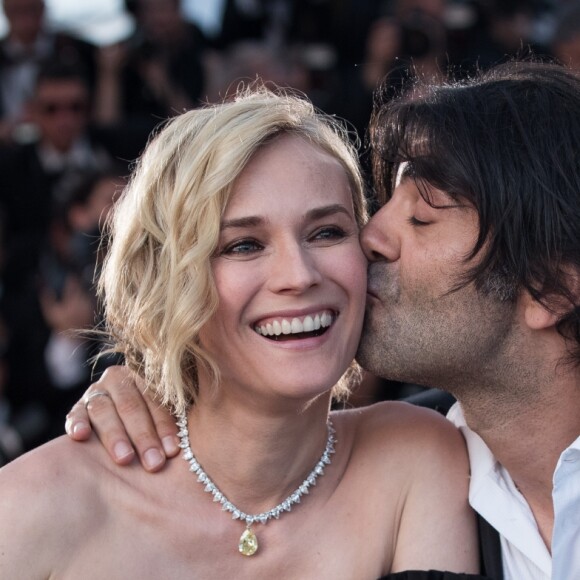 Diane Kruger (Prix d'Interprétation féminine pour le film « In The Fade ») et Fatih Akin - Photocall de la remise des palmes du 70ème Festival International du Film de Cannes. Le 28 mai 2017. © Borde-Jacovides-Moreau/Bestimage