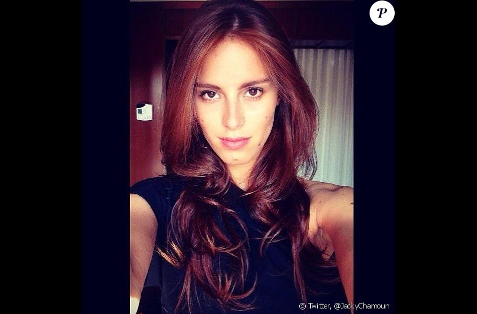 Jackie Chamoun poste un selfie sur Twitter le 5 août 2014. Purepeople
