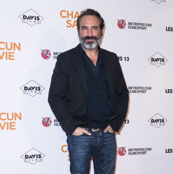 Jean Dujardin lors de l'avant-première du film "Chacun sa vie" au cinéma UGC Normandie à Paris, France, le 13 mars 2017. © Olivier Borde/Bestimage