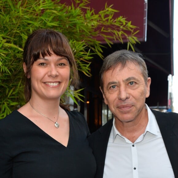 Louis-Michel Colla et sa femme Angélique - Générale de la pièce "Ça coule de source" écrite par Louis-Michel Colla au théâtre de la Gaîté-Montparnasse à Paris, le 30 mai 2017. © Coadic Guirec/Bestimage