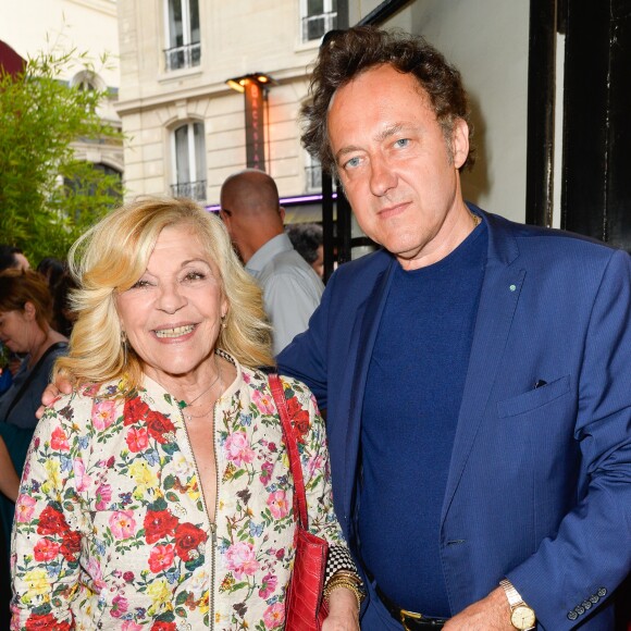 Nicoletta et son mari Jean-Christophe Molinier - Générale de la pièce "Ça coule de source" écrite par Louis-Michel Colla au théâtre de la Gaîté-Montparnasse à Paris, le 30 mai 2017. © Coadic Guirec/Bestimage