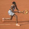 Venus Williams v Qiang Wang à Roland Garros. Paris, le 28 mai 2017.