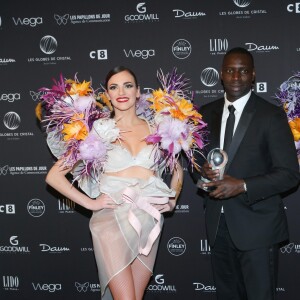 Omar Sy à la press Room de la 11ème cérémonie des Globes de Cristal au Lido à Paris le 30 janvier 2017. © CVS / Bestimage