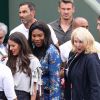 Serena Williams, enceinte, dans les tribunes de Roland-Garros à Paris le 2 juin 2017 lors du match de sa soeur Venus Williams. © Cyril Moreau / Dominique Jacovides / Bestimage