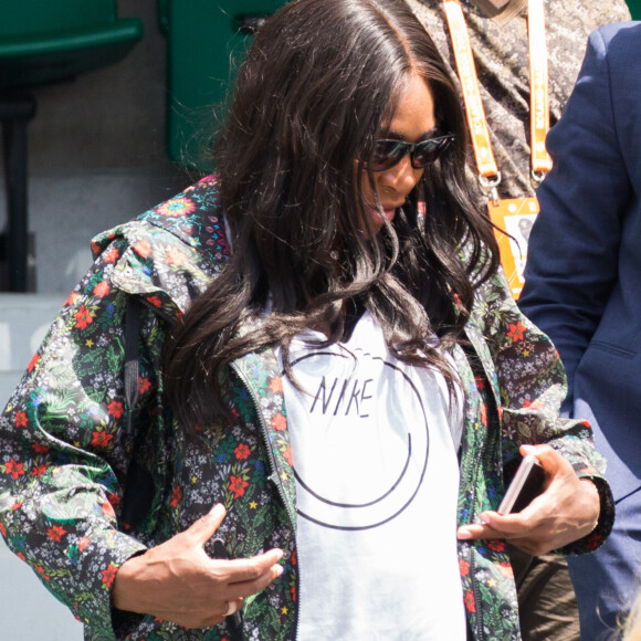 Serena Williams pregnant on tribune during French Tennis Open at Roland-Garros arena on May 31, 2017 in Paris, France. Photo by Nasser Berzane/ABACAPRESS.COM31/05/2017 - 