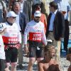 Le prince Albert II de Monaco lors de la 1re édition du Riviera Water Bike Challenge disputé en mer entre Nice et Monaco, le 4 juin 2017, au profit des actions de la Fondation Princesse Charlene de Monaco. © Claudia Albuquerque / Bestimage