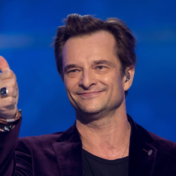 Exclusif - David Hallyday - Emission hommage à "Grégory Lemarchal, 10 ans après l'histoire continue" au Zénith de Paris et retransmis en direct sur TF1 le 7 janvier 2017. © Cyril Moreau/Bestimage