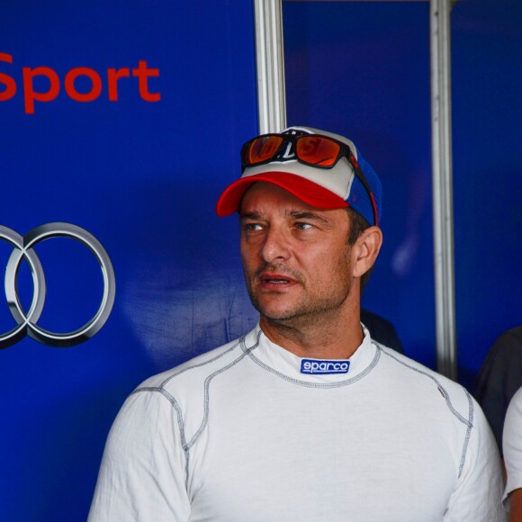 Semi-Exclusif - David Hallyday - Championnat de France F4 GT Tour au circuit Paul-Ricard au Castellet. Le 25 octobre 2014.