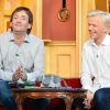 Pierre Palmade et Alex Lutz - Enregistrement de l'émission "On se refait Palmade" au Théâtre de Paris, qui sera diffusée le 16 juin sur France 3, le 22 mai 2017.