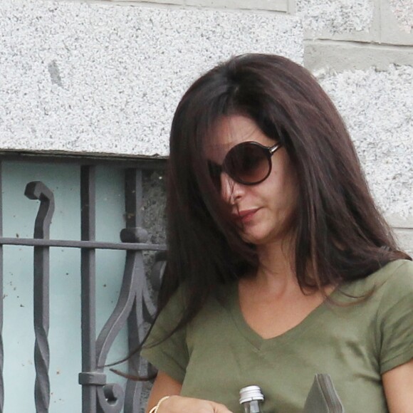 Tala Alamuddin, la soeur d'Amal Alamuddin, à Milan, le 25 septembre 2014.