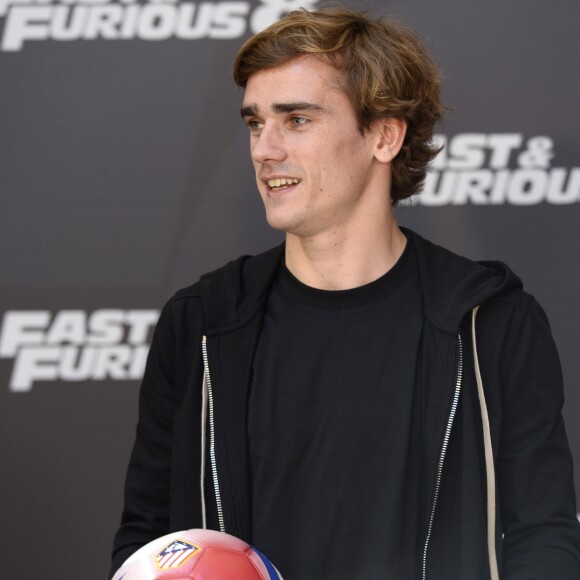 Antoine Griezmann - Photocall du film "Fast and Furious 8" à Madrid. Le 6 avril 2017.