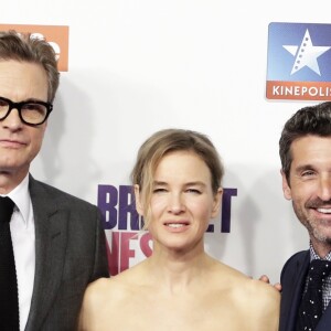 Colin Firth, Renée Zellweger et Patrick Dempsey - Première du film ''Bridget Jones' Baby'' à Madrid, Espagne, le 9 septembre 2016.