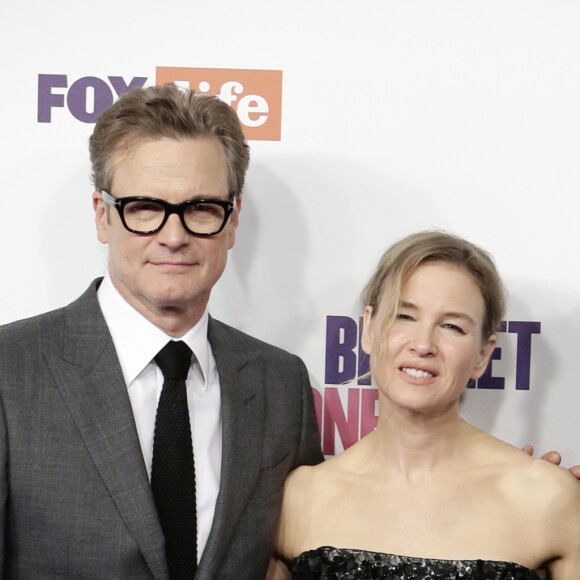 Colin Firth, Renée Zellweger et Patrick Dempsey - Première du film ''Bridget Jones' Baby'' à Madrid, Espagne, le 9 septembre 2016.