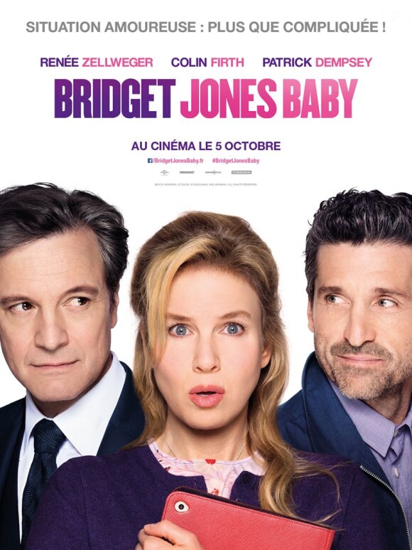 Affiche du film "Bridget Jones Baby" sorti en octobre 2016