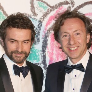 Cyril Vergniol et son compagnon Stéphane Bern - Bal de la Rose "Art Deco" à Monaco le 28 mars 2015