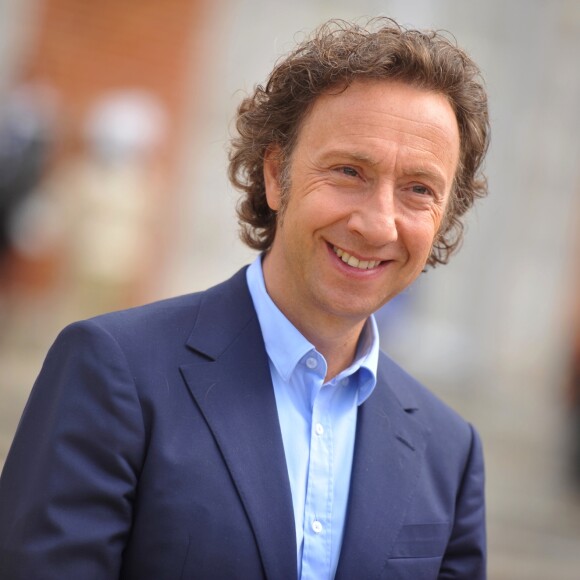 Exclusif - Stéphane Bern (conseiller artistique et historique) - Répétitions du spectacle "Le dernier bal de la reine de France" qui permet un voyage extraordinaire dans le temps au coeur d'une expérience inédite au Château de Denonville, le 28 août 2015.