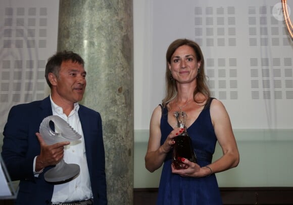 Exclusif - Les lauréats lors de la seconde édition de 'Les plumes d'Or du Vin et de la gastronomie' au Pavillon Cambon à Paris le 13 Juin 2017. © Denis Guignebourg/BestImage