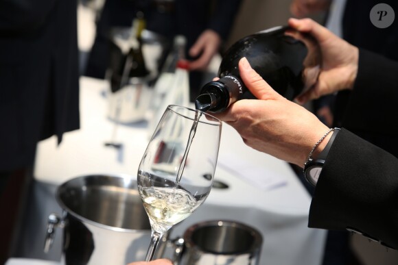 Exclusif - Illustration lors de la seconde édition de 'Les plumes d'Or du Vin et de la gastronomie' au Pavillon Cambon à Paris le 13 Juin 2017. © Denis Guignebourg/BestImage