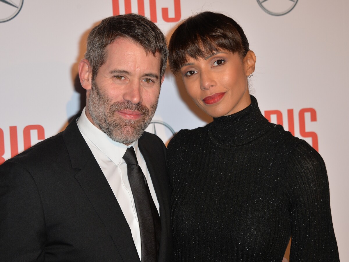 Photo Sonia Rolland et son compagnon Jalil Lespert Avant première du film Iris au cinéma