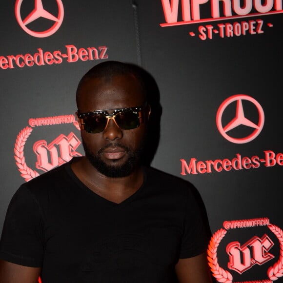 Exclusif - Maître Gims au club Vip Room à Saint-Tropez le 2 août 2016. © Rachid Bellak / Bestimage  Exclusive - For Germany please call for price - People at Vip Room club in Saint-Tropez, French Riviera, France, on august 2nd 201602/08/2016 - Saint-Tropez