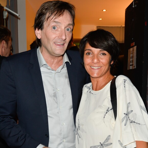 Exclusif - Pierre Palmade et Florence Foresti - Invités et People lors de l'enregistrement de l'émission "On se refait Palmade" au Théâtre de Paris, qui sera diffusée le 16 juin sur France 3, le 22 mai 2017. Coadic Guirec/Bestimage