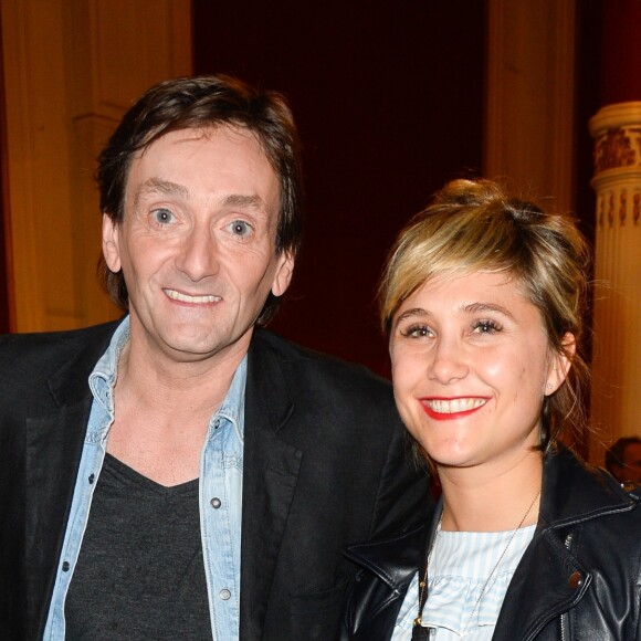 Exclusif - Pierre Palmade et Bérengère Krief - Invités et People lors de l'enregistrement de l'émission "On se refait Palmade" au Théâtre de Paris, qui sera diffusée le 16 juin sur France 3, le 22 mai 2017. Coadic Guirec/Bestimage