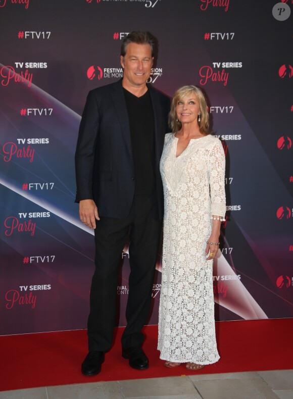 Bo Derek et son compagnon John Corbett - Photocall de la soirée 'Series Party' lors du 57ème Festival de télévision de Monte-Carlo le 17 juin 2017. © Denis Guignebourg/Bestimage