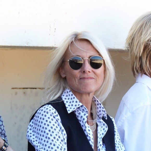 Exclusif -  Marie Sara - Célébrités assistent à la Corrida Flamenca "Castella seul contre 6 toros" (où il affronte 6 taureaux au son des Gipsy Kings) dans les arènes des Saintes-Maries-de-la-Mer, France, le 6 août 2016. © Dominique Jacovides/Bestimage