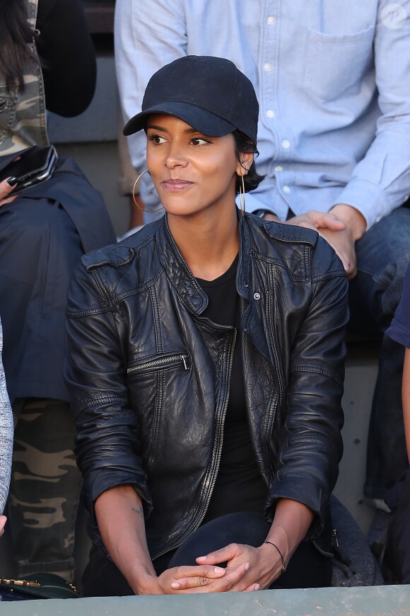La chanteuse Shy'm est venue soutenir son compagnon Benoît Paire lors des internationaux de tennis de Roland Garros à Paris le 4 juin 2017. © Dominique Jacovides-Cyril Moreau/Bestimage