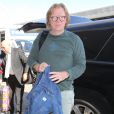 Exclusif - David Caruso avec ses enfants Marquez and Paloma arrivent à l'aéroport Lax de Los Angeles le 12 juin 2017.