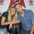 Enora Malagré et Michael Zazoun en séance de dédicaces chez Virgin Radio lors des Journées du Patrimoine à Paris, le 21 septembre 2014.