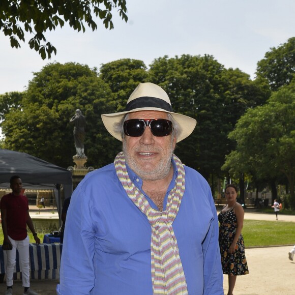 Jean-Pierre Castaldi - Pétanque des stars dans les jardins du Pavillon Gabriel à Paris le 22 juin 2017. © Coadic Guirec / Bestimage