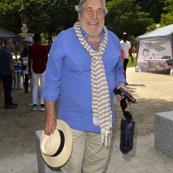 Jean-Pierre Castaldi - Pétanque des stars dans les jardins du Pavillon Gabriel à Paris le 22 juin 2017. © Coadic Guirec / Bestimage