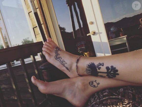 Paris Jackson dévoile son nouveau tatouage en hommage à son père Michal Jackson décédé il y a huit ans sur Instagram le 24 juin 2017.