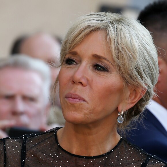 Brigitte Macron (Trogneux) au Palais de L'Elysée à Paris, France, le 21 juin 2017. © Dominique Jacovides/Bestimage