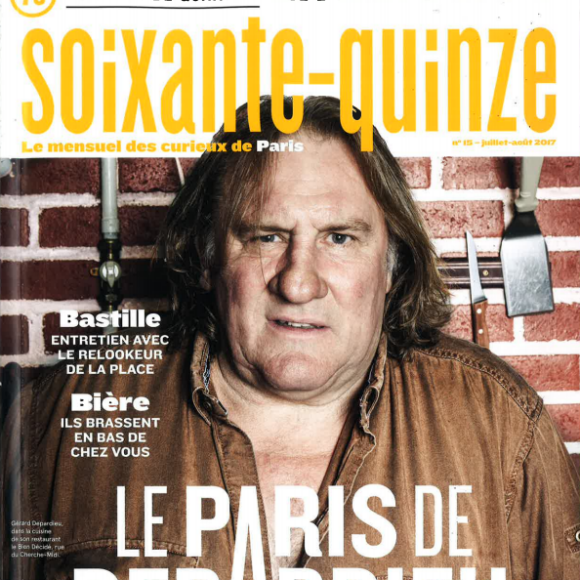 Couverture de Soixante-Quinze, numéro de juillet-août 2017.