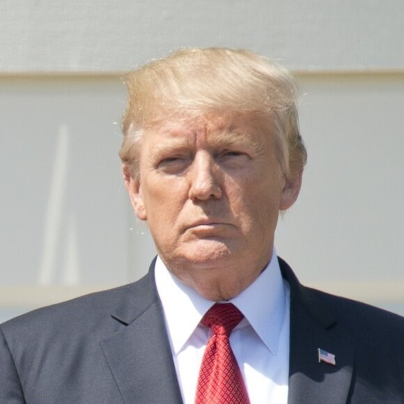 Le président des Etats-Unis Donald Trump et sa femme Melania à la Maison Blanche à Washington. Le 26 juin 2017