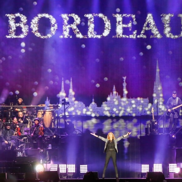 Céline Dion au Stade Matmut à Bordeaux, le 29 juin 2017. © Quentin Salinier-Patrick Bernard/Bestimage