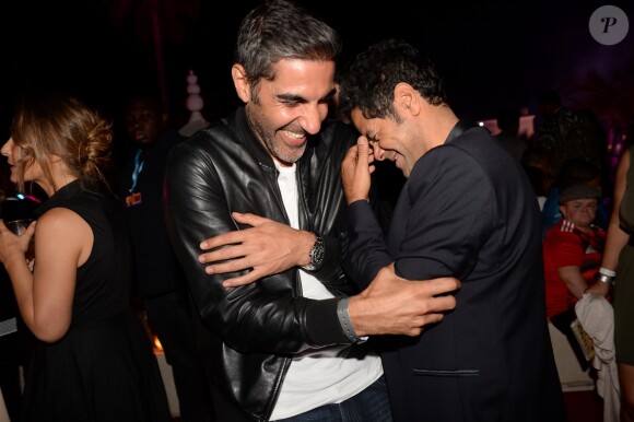 Exclusif - Ary Abittan et Jamel Debbouze - Festival du rire (Marrakech du rire) à Marrakech au Maroc le 1er juillet 2017. © Rachid Bellak/Bestimage