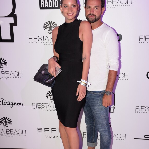 Exclusif - Nadège Lacroix et un ami - Festival du rire (Marrakech du rire) à Marrakech au Maroc le 1er juillet 2017. © Rachid Bellak/Bestimage